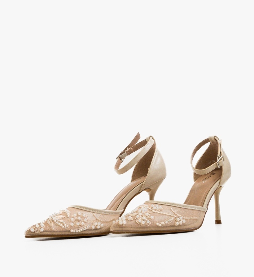 Pantofi dama Sammey Bej - Img 2