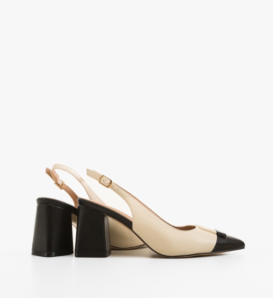Pantofi dama Sandy Bej - Img 3