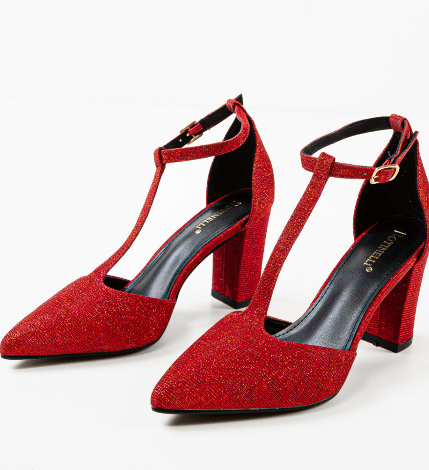 Pantofi dama Select Grena - Img 2