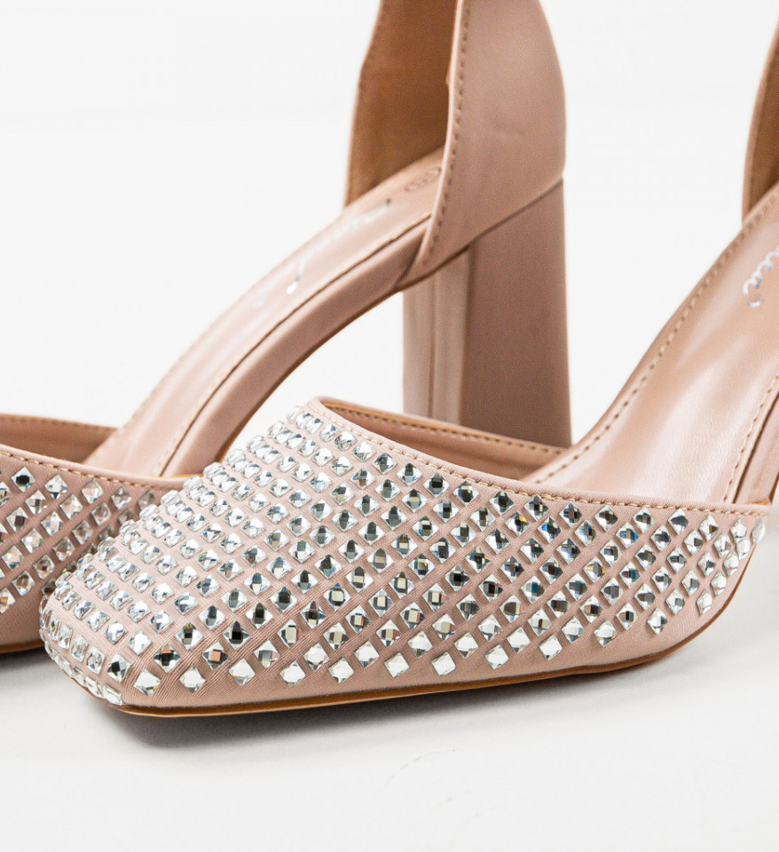 Pantofi dama Seymour Bej - Img 2