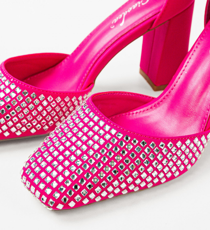 Pantofi dama Seymour Fuchsia - Img 3