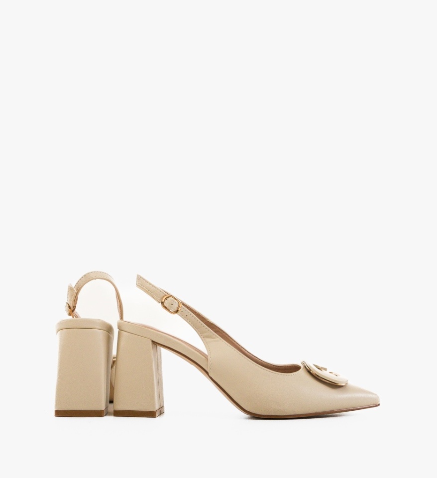 Pantofi dama Stayky Bej - Img 3