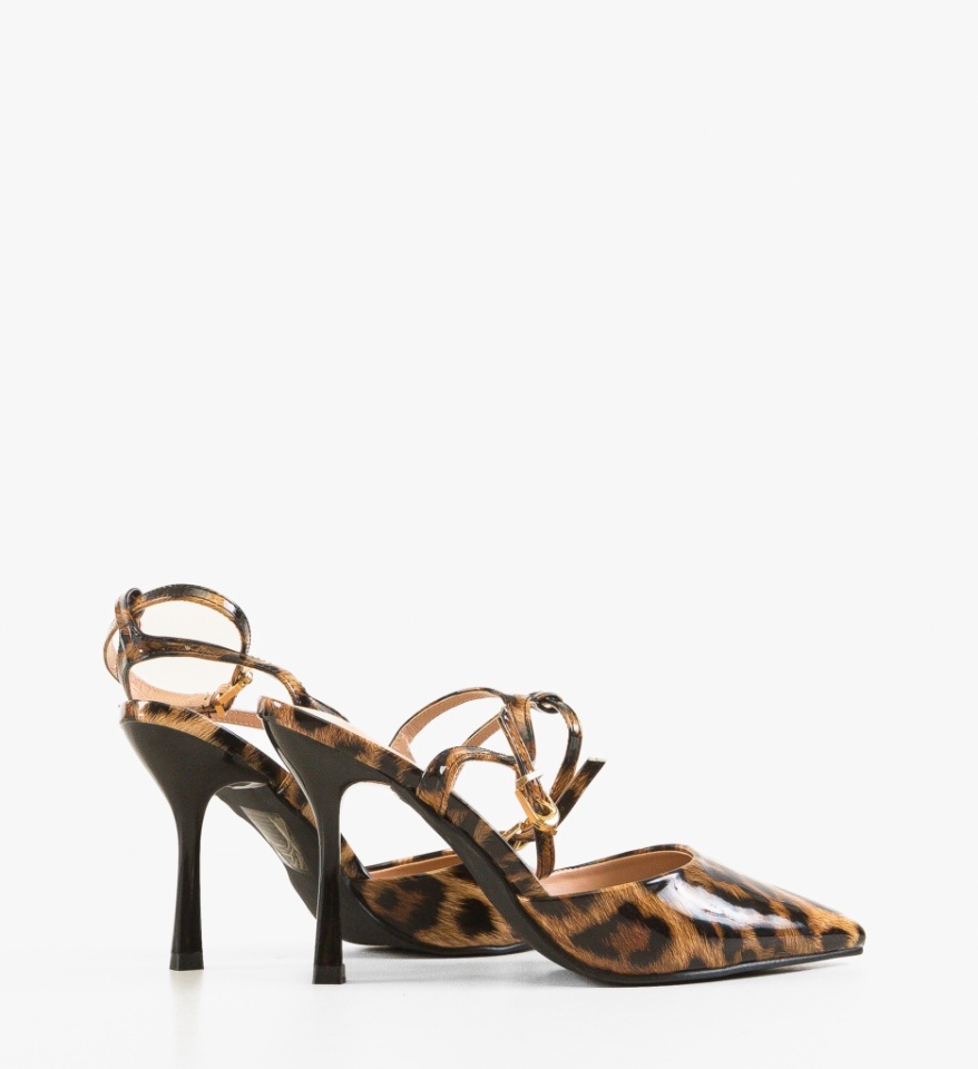 Pantofi dama Sureha Animal Print - Img 4