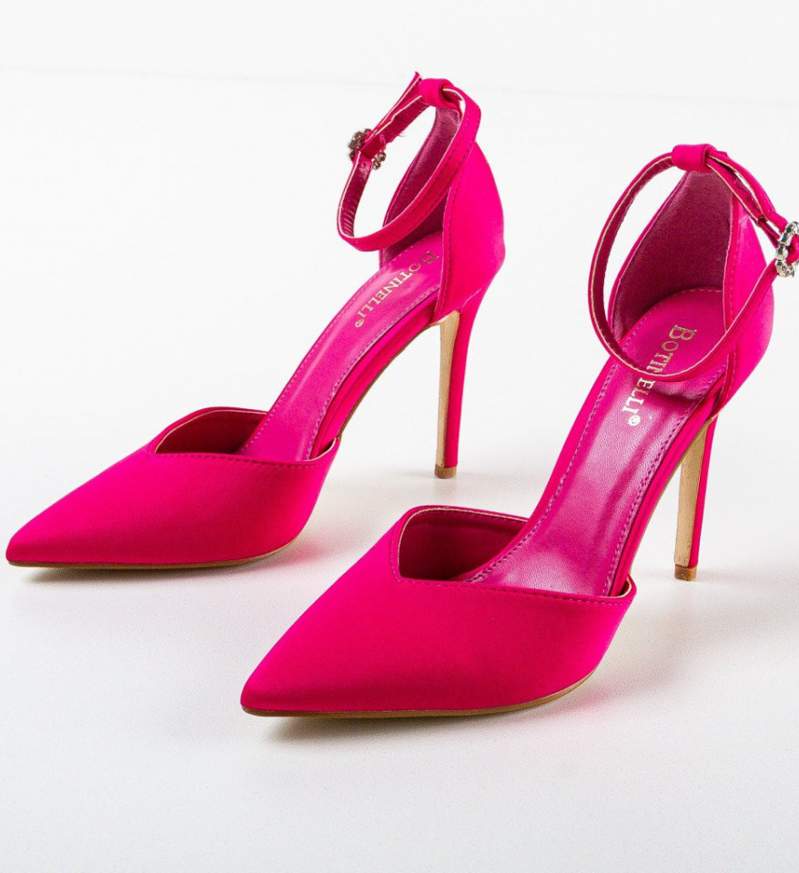 Pantofi dama Uneli Fuchsia - Img 3