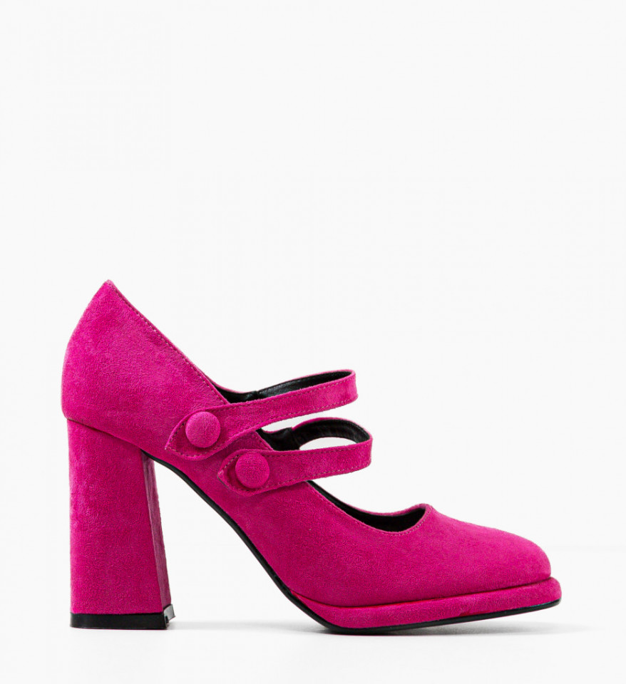 Pantofi dama Vintage Fuchsia - Img 2