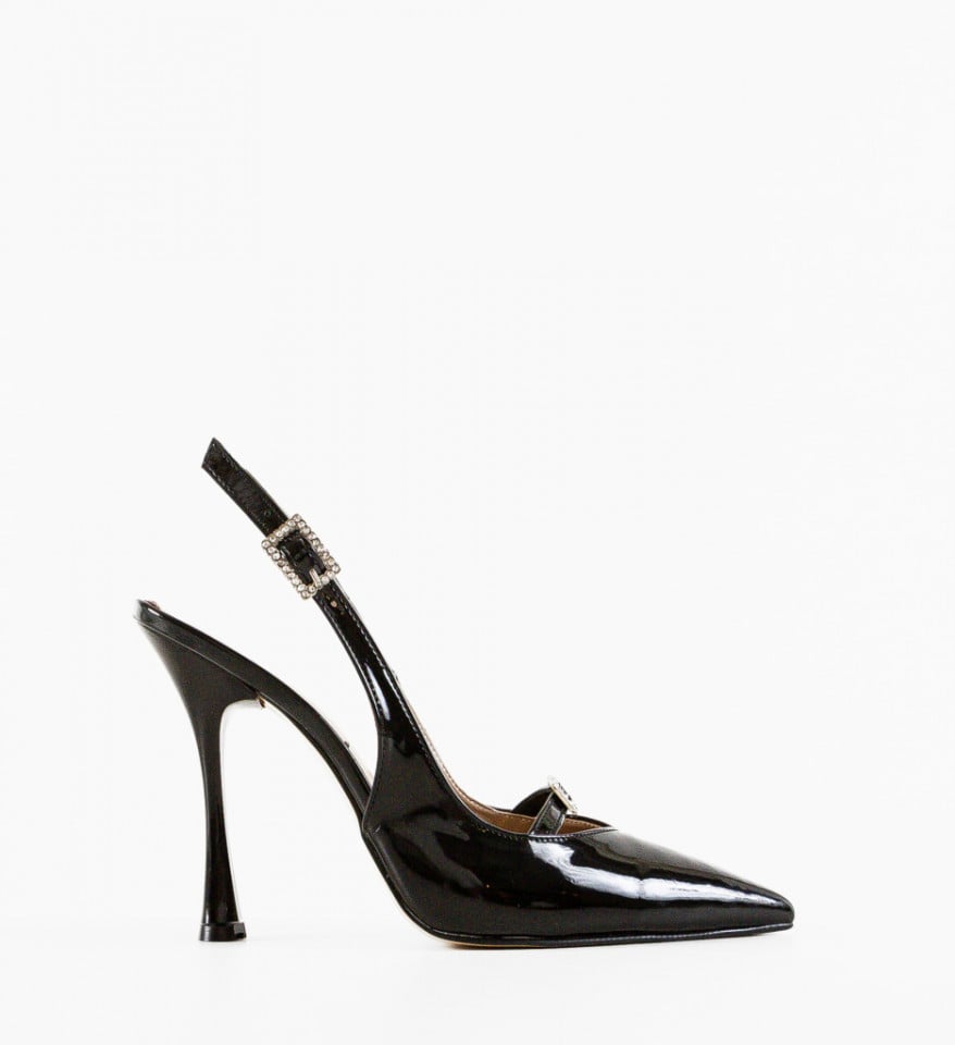 Pantofi dama Zeroun Negri - Img 1