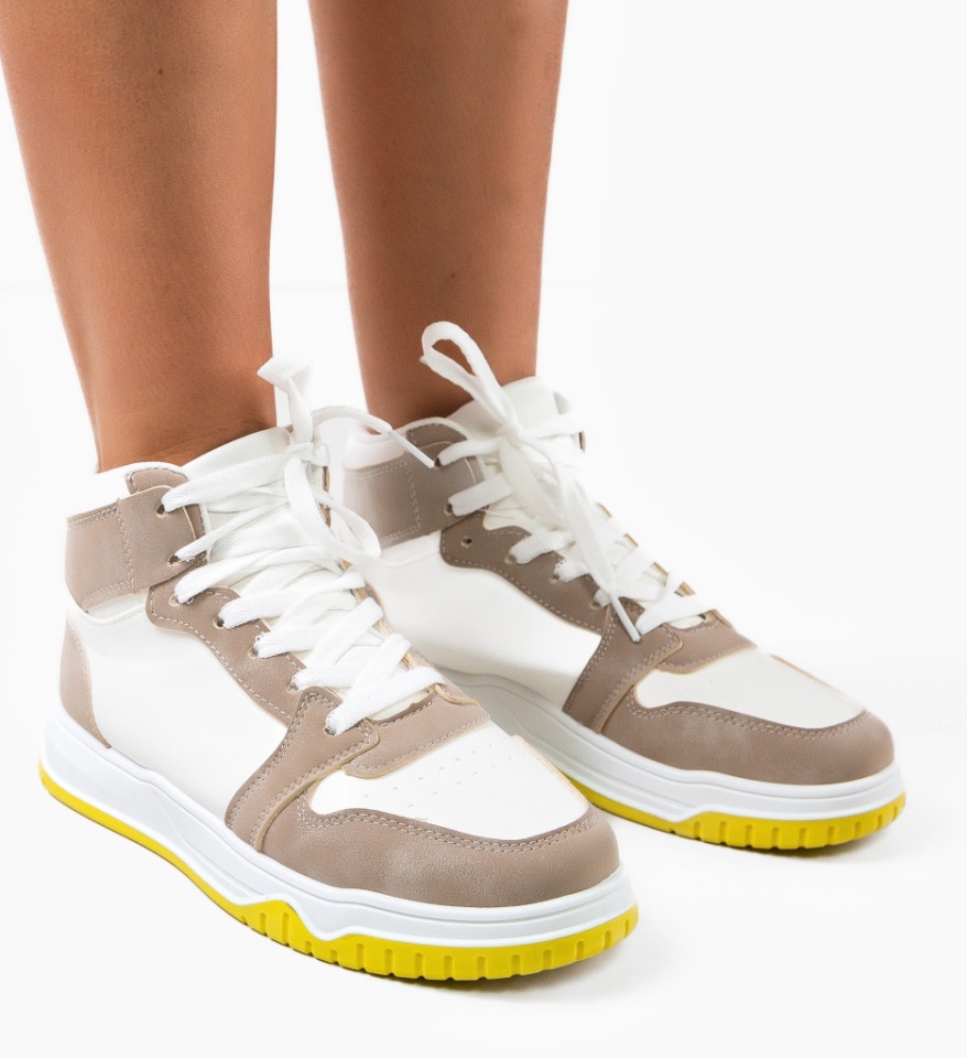Pantofi Sport Abbey Khaki - Img 5