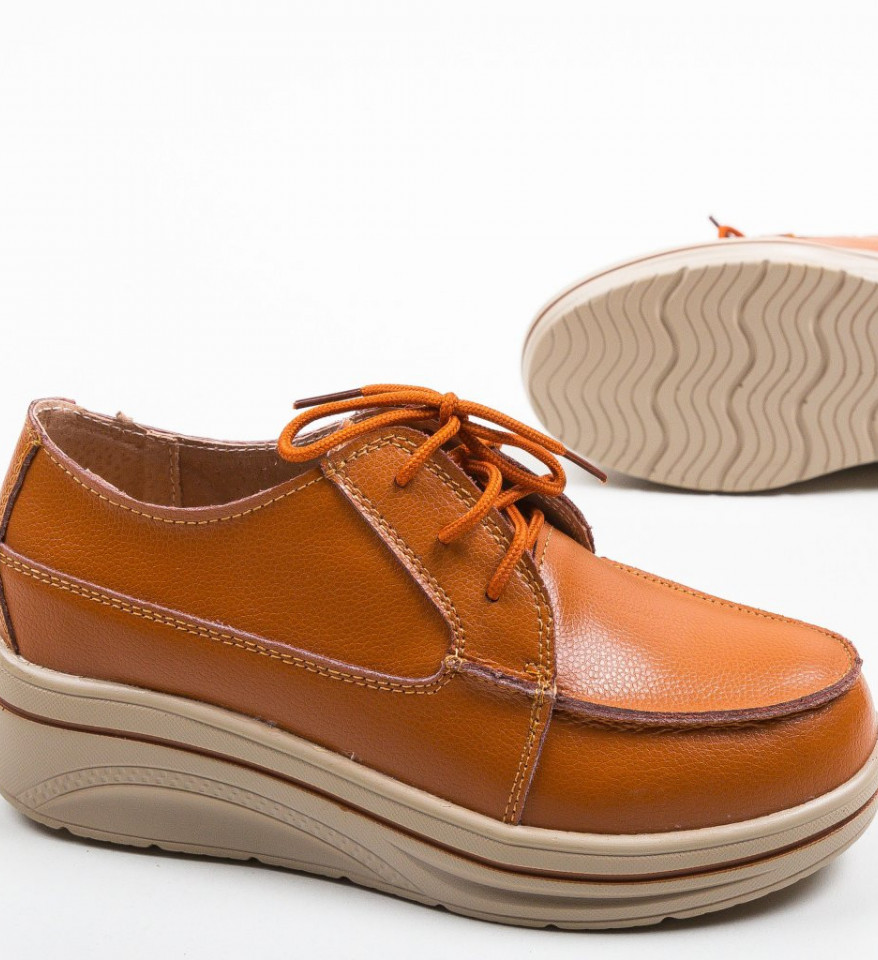 Pantofi Sport Atanom Camel - Img 7