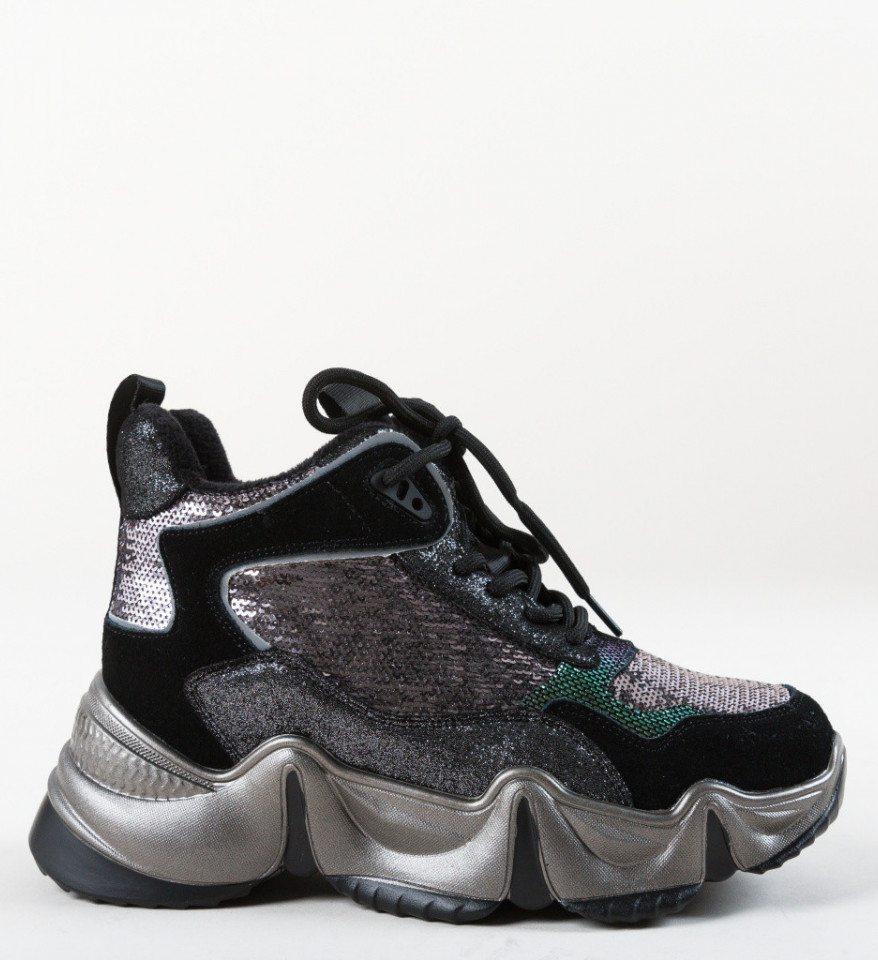 Pantofi Sport Edna Gri - Img 4