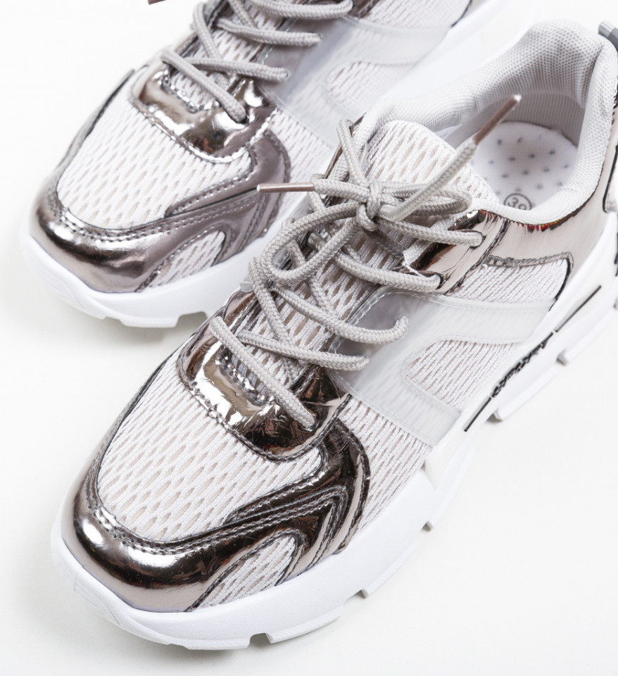 Pantofi Sport Lucian Gri - Img 3