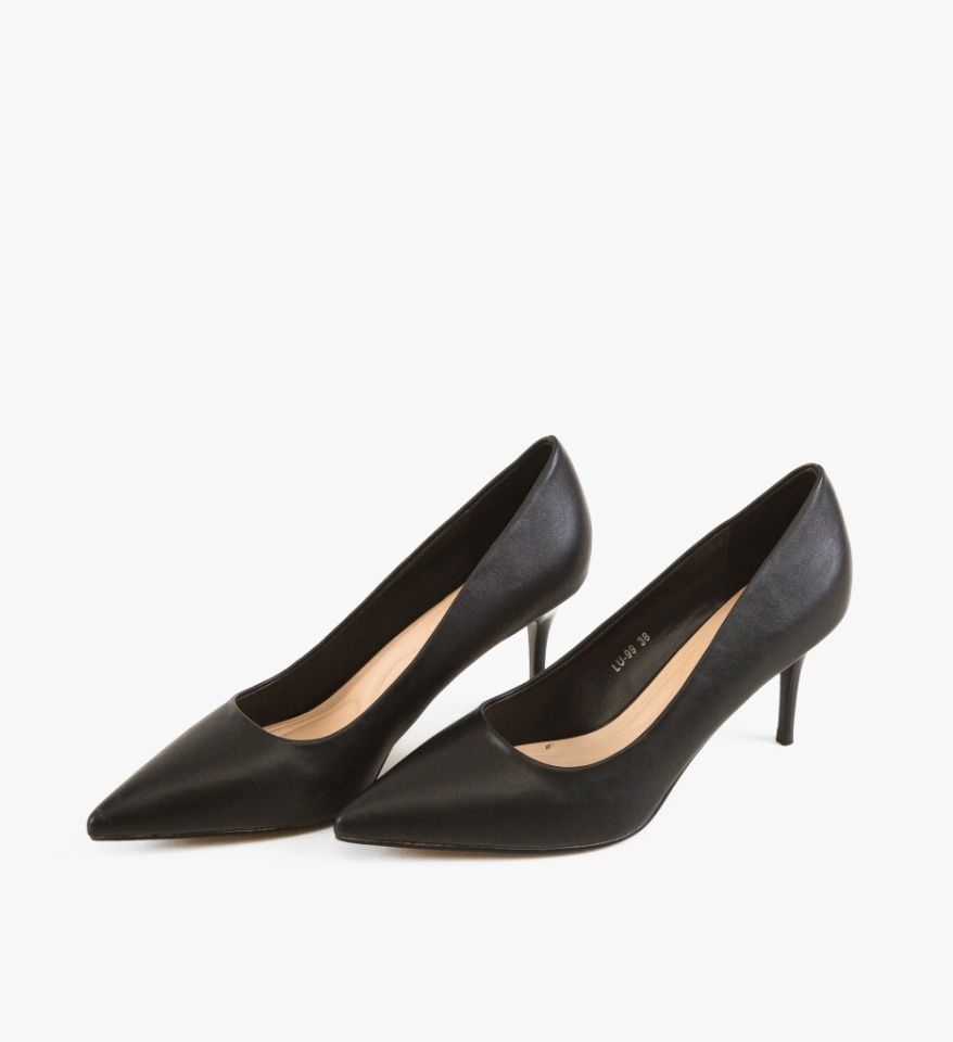 Pantofi stiletto dama Adra Negri - Img 3