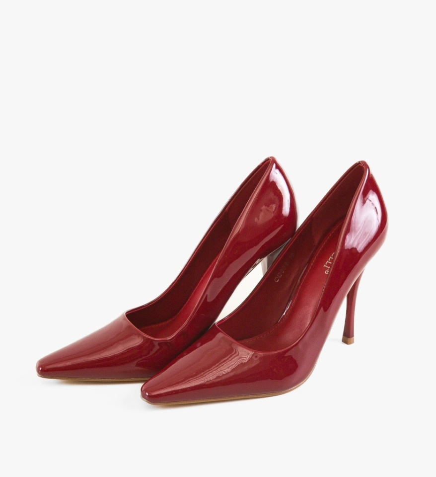 Pantofi stiletto dama Jannine Rosii - Img 2