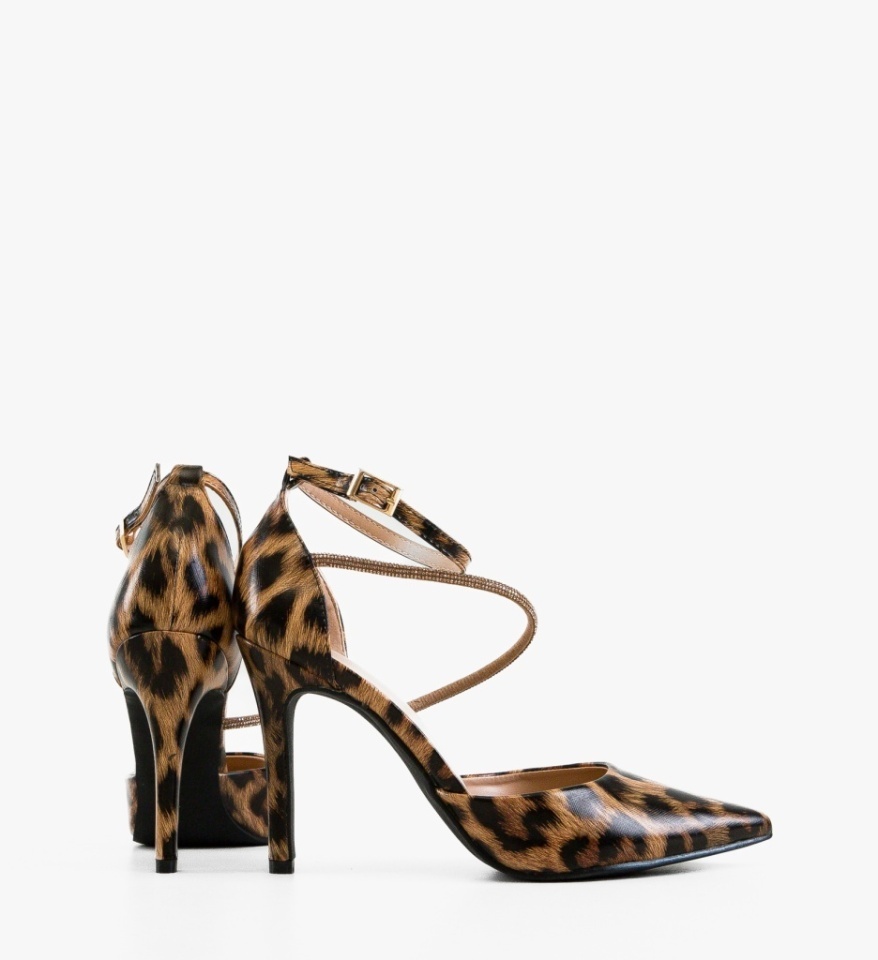 Pantofi stiletto dama Levvy Print - Img 5