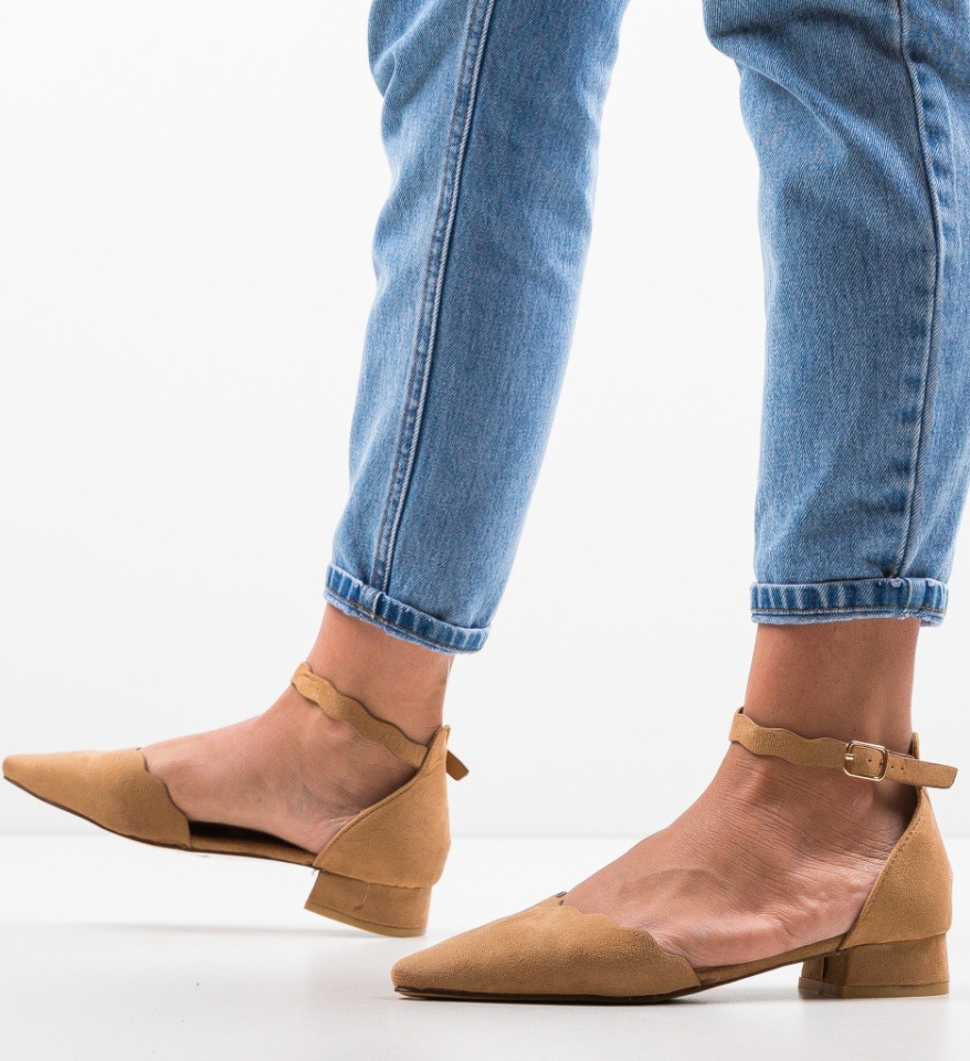 Pantofi Wood Camel - Img 7