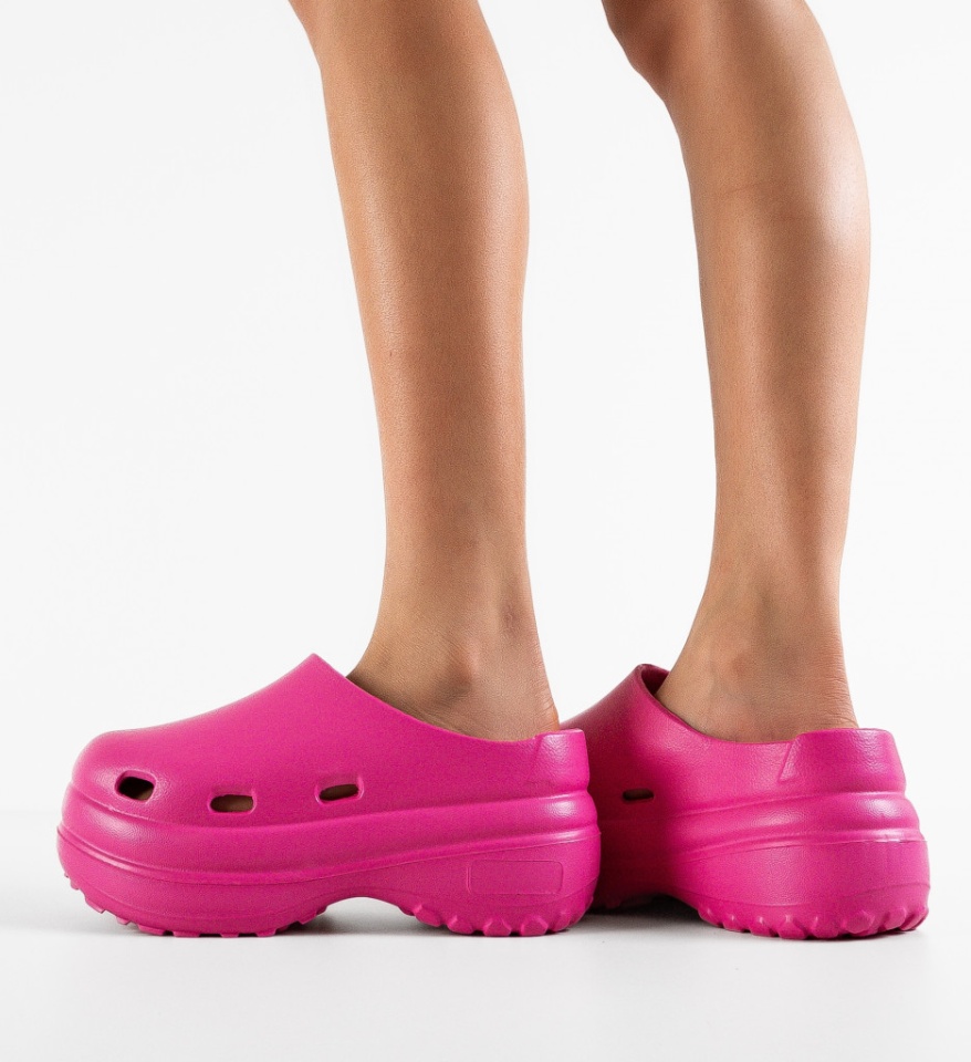 Papuci dama Freddi Fuchsia - Img 6