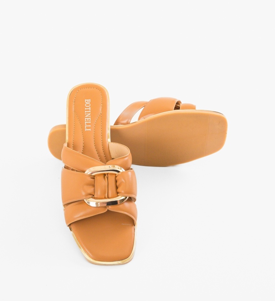 Papuci dama Kypa Camel - Img 2