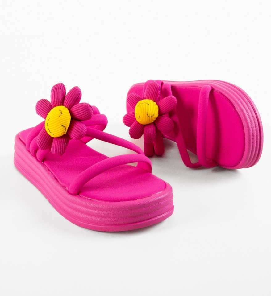 Papuci dama Turenag Fuchsia - Img 3