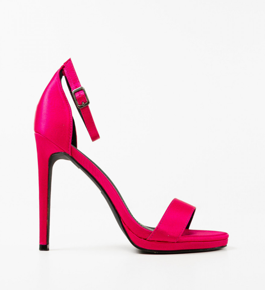 Sandale cu toc Niclas Fuchsia