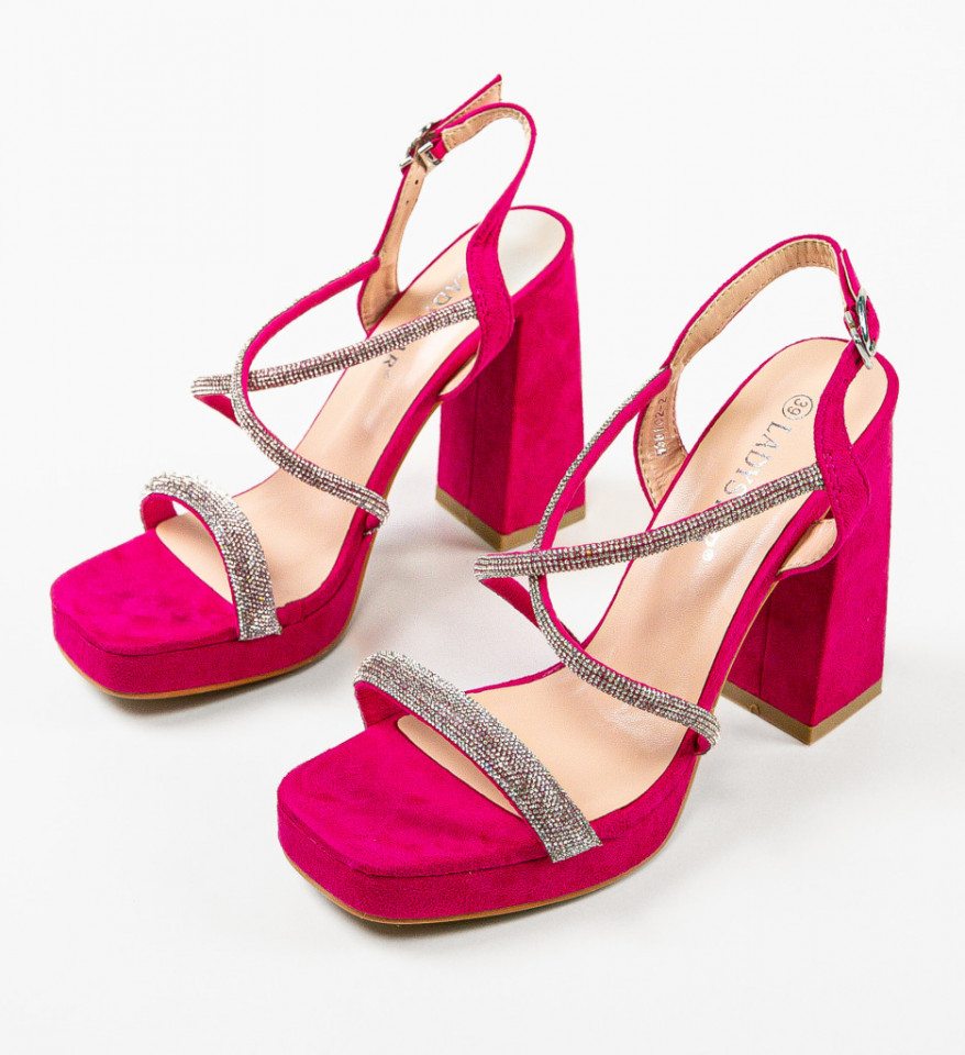 Sandale dama Boots Fuchsia - Img 3