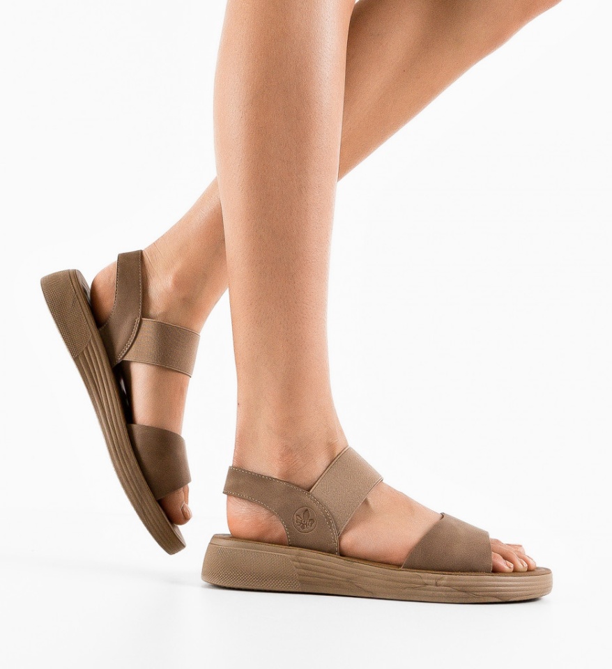 Sandale dama Crescen Khaki - Img 6