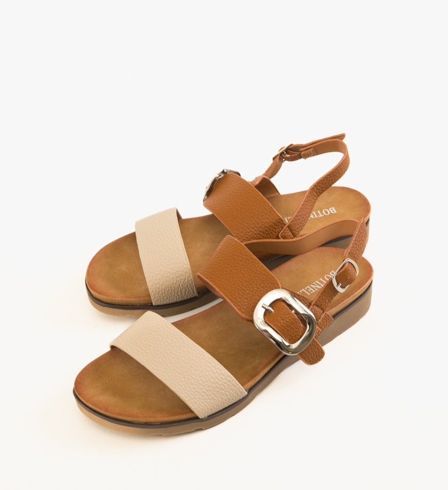 Sandale dama Erska Camel - Img 2
