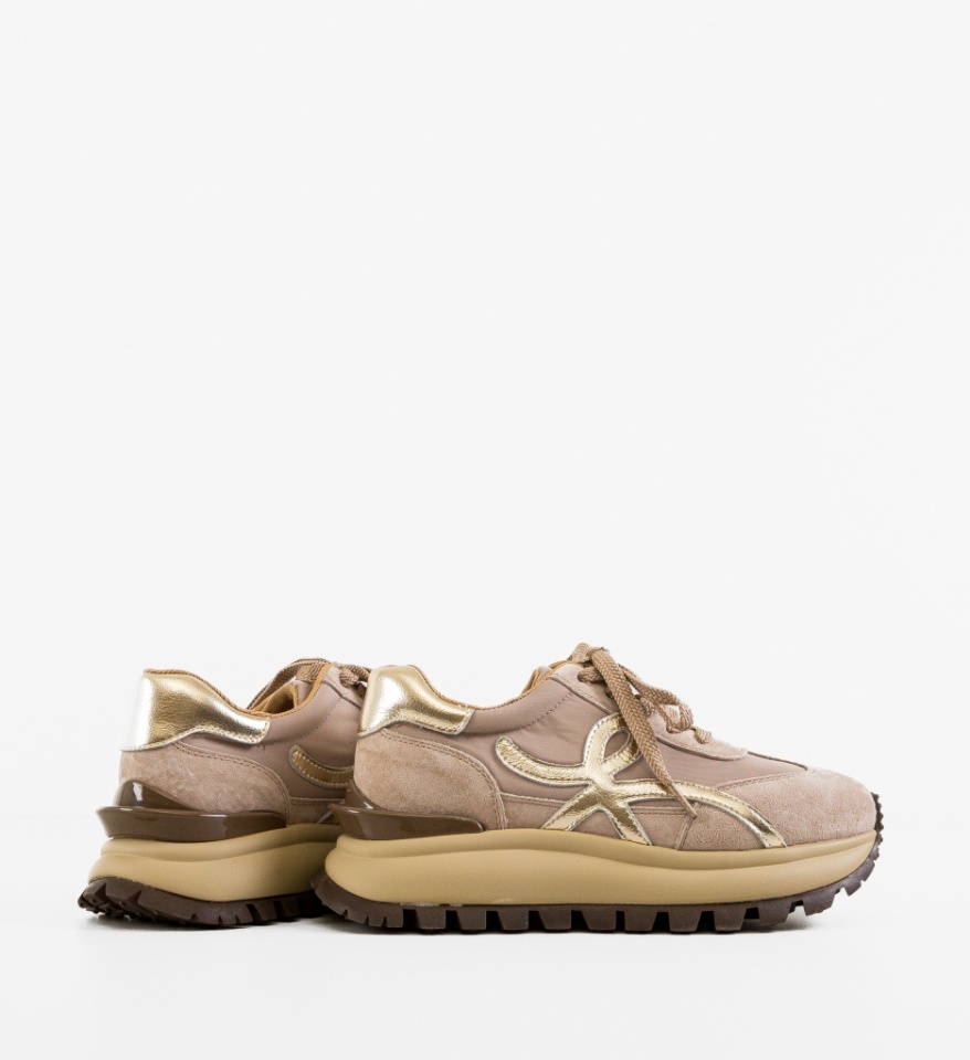 Sneakers dama Amotto Bej - Img 4