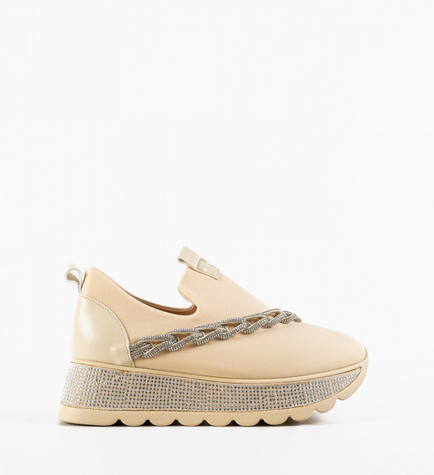 Sneakers dama Andala Bej - Img 2