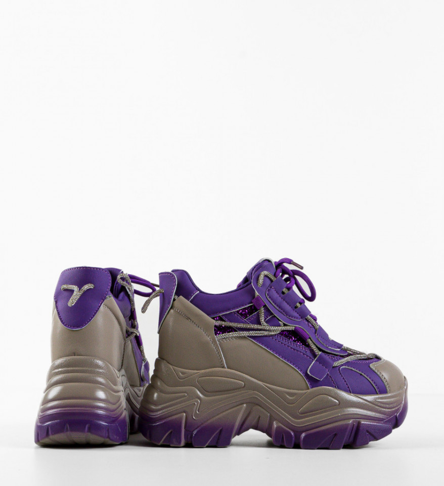 Sneakers dama Andaluzia Mov - Img 2