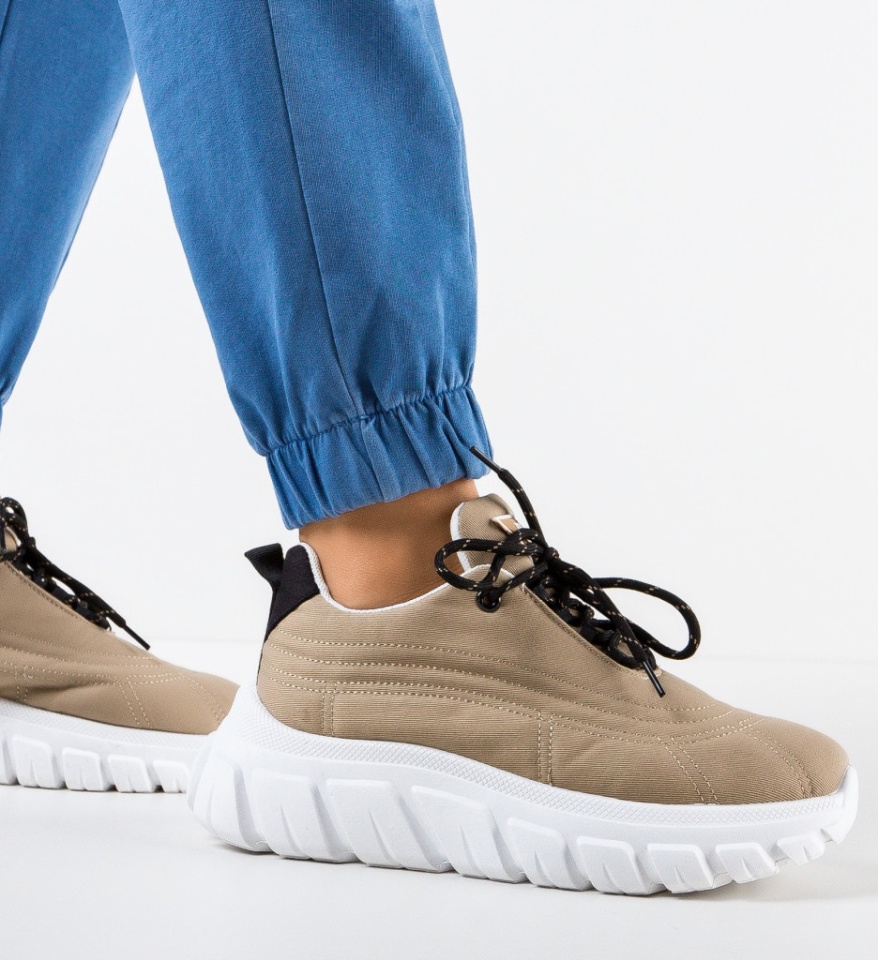 Sneakers dama Aviana Khaki - Img 7