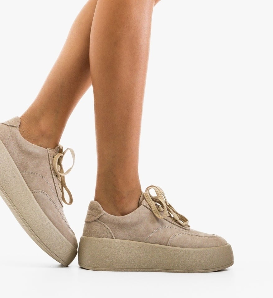 Sneakers dama Brittni Gri - Img 1