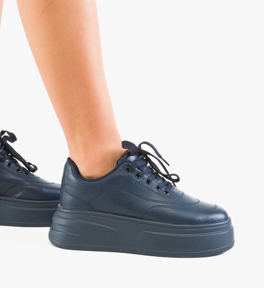 Sneakers dama Bygdan Bleumarin - Img 3