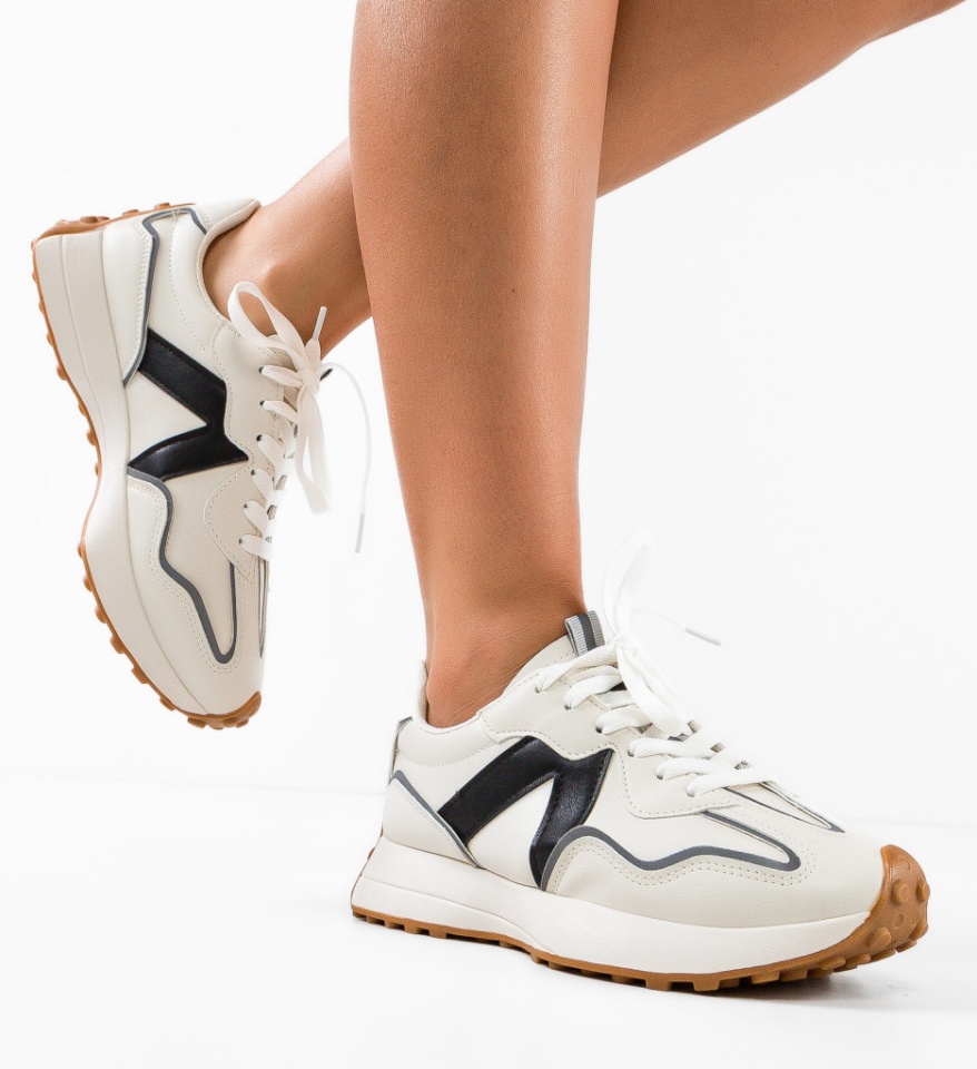 Sneakers dama Dokni Bej - Img 6