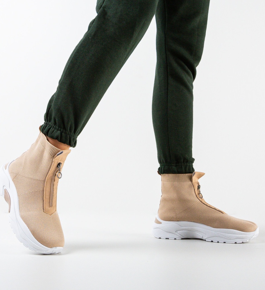 Sneakers dama Eshan Khaki - Img 5