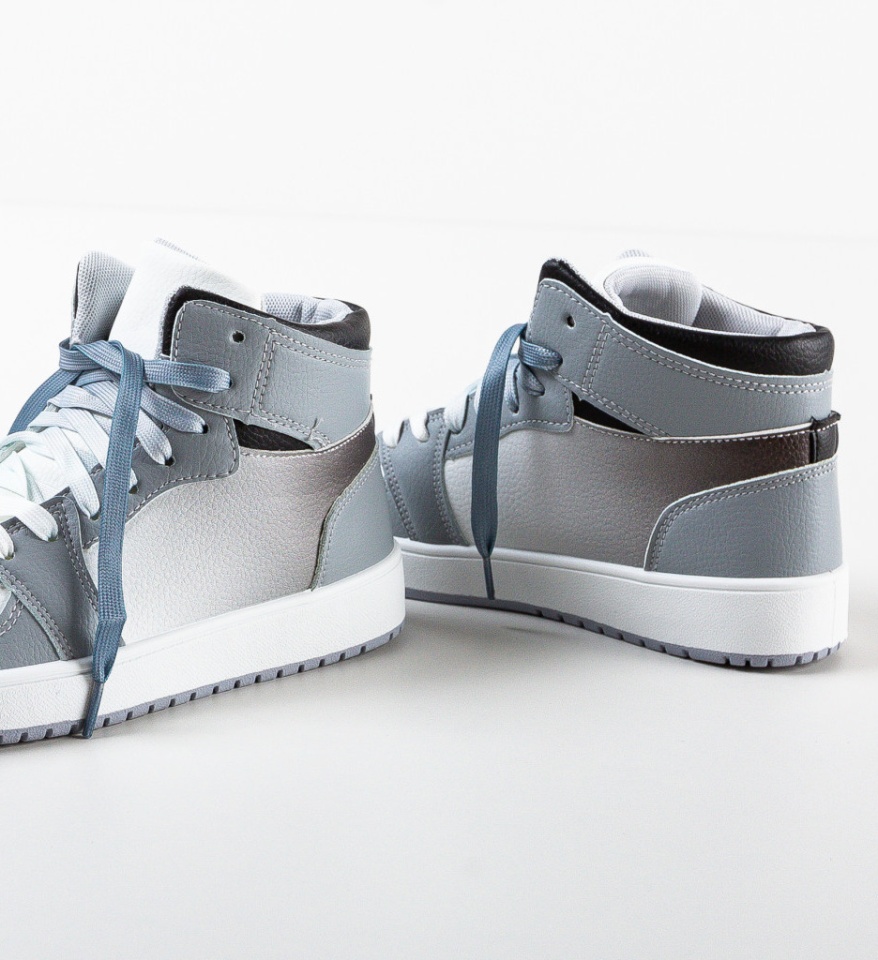 Sneakers dama Galvan Gri - Img 3