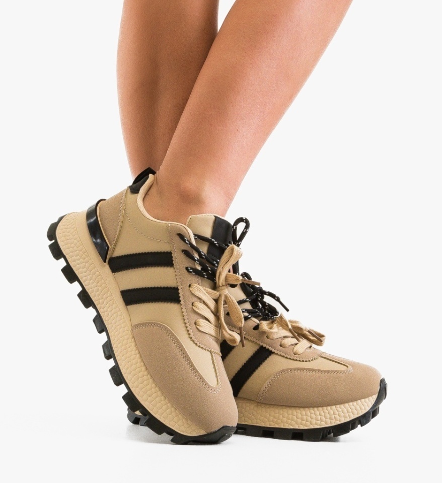 Sneakers dama Kilua Bej - Img 2
