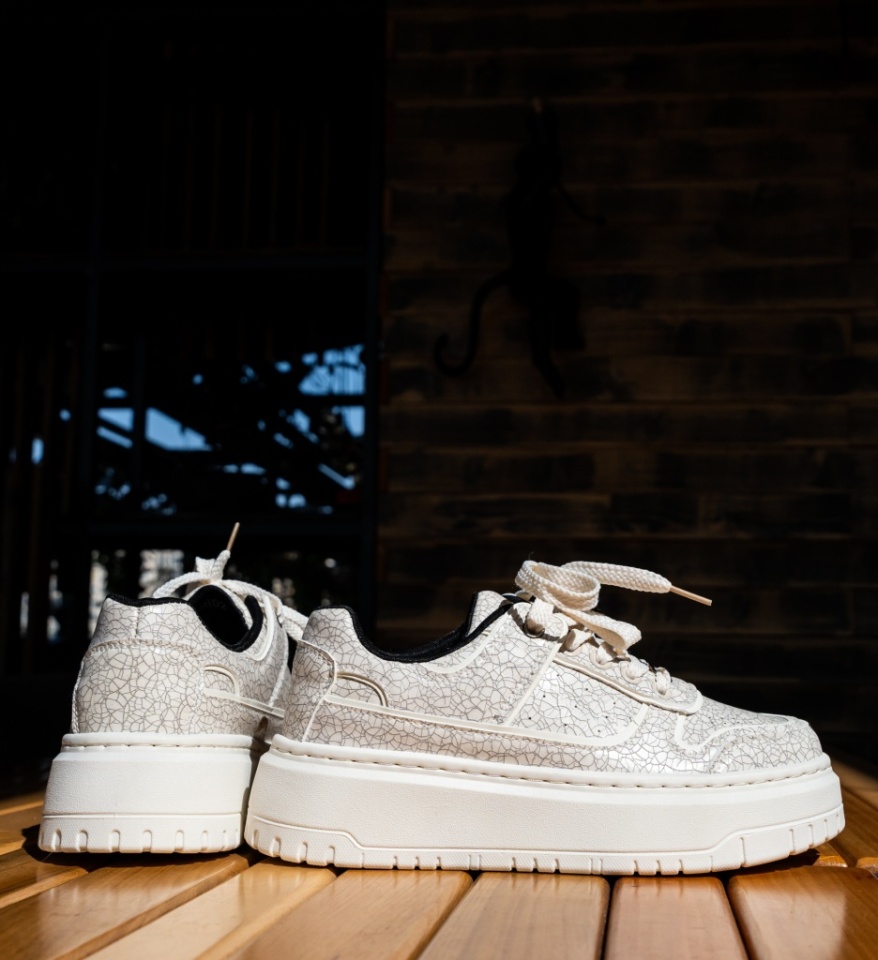 Sneakers dama Kline Bej 2 - Img 2