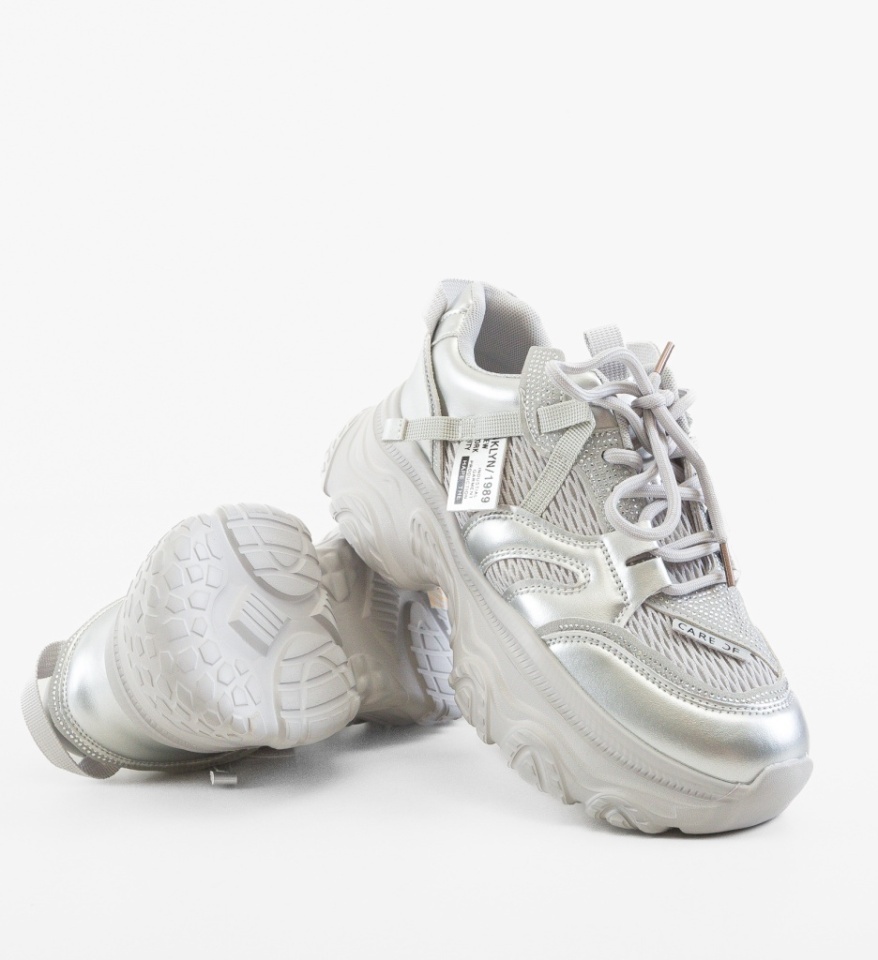Sneakers dama Klyne Gri - Img 2