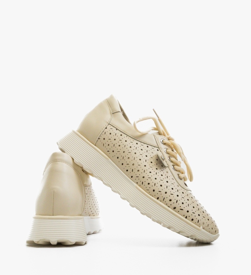 Sneakers dama Lammer Bej - Img 2