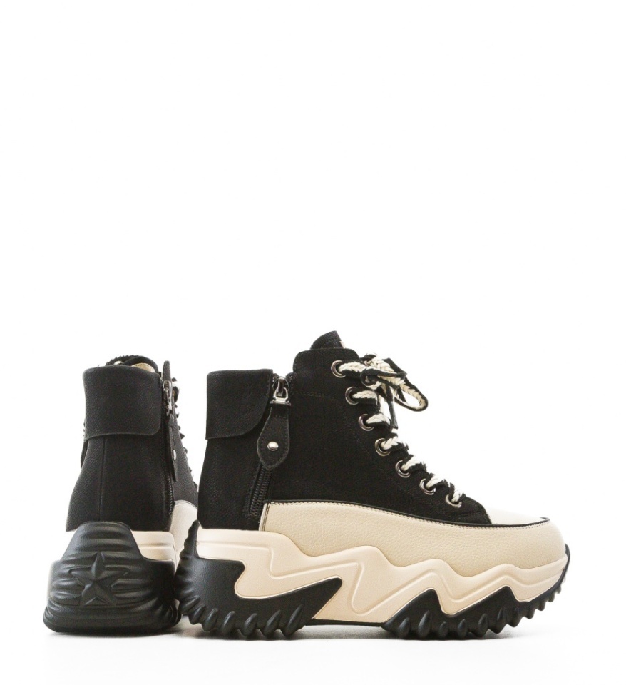 Sneakers dama Lammy Negre - Img 3