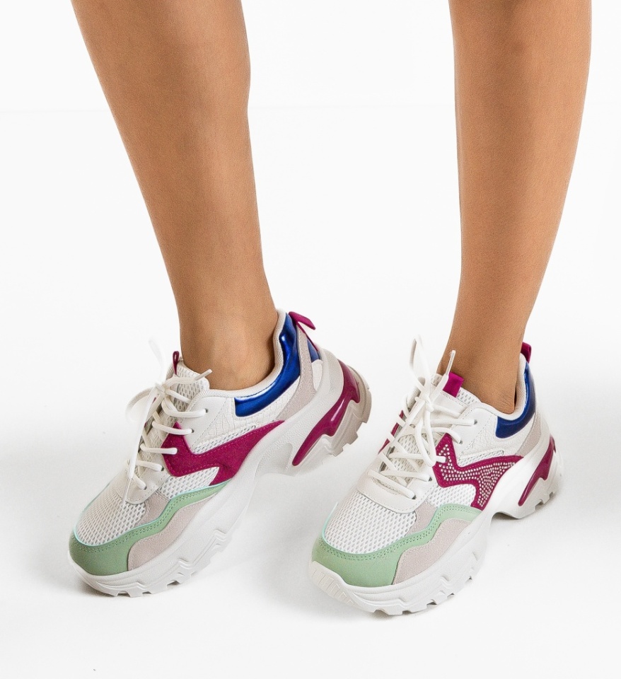 Sneakers dama Leonarda Fuchsia - Img 4