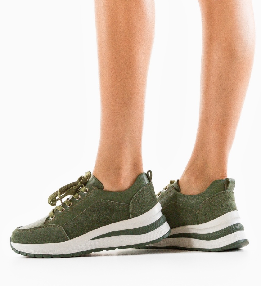 Sneakers dama Likolas Verzi - Img 12