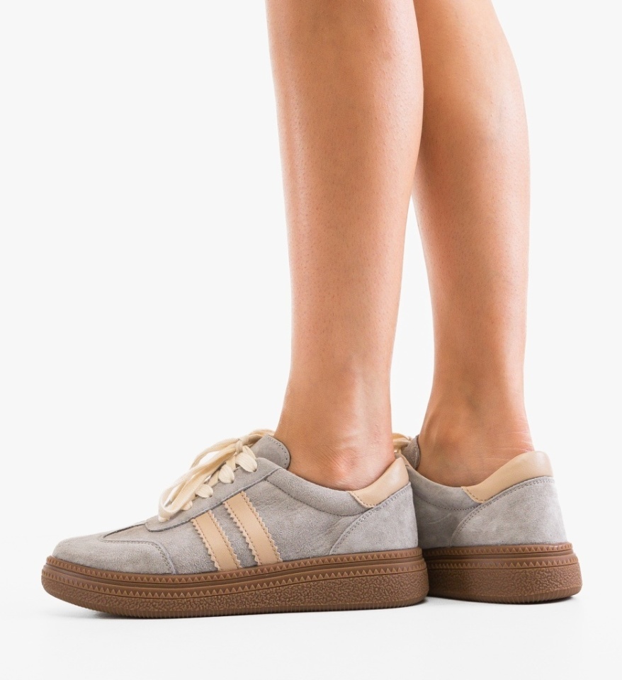 Sneakers dama Marok Gri - Img 6