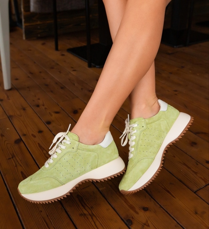 Sneakers dama Mumbay Verzi - Img 2