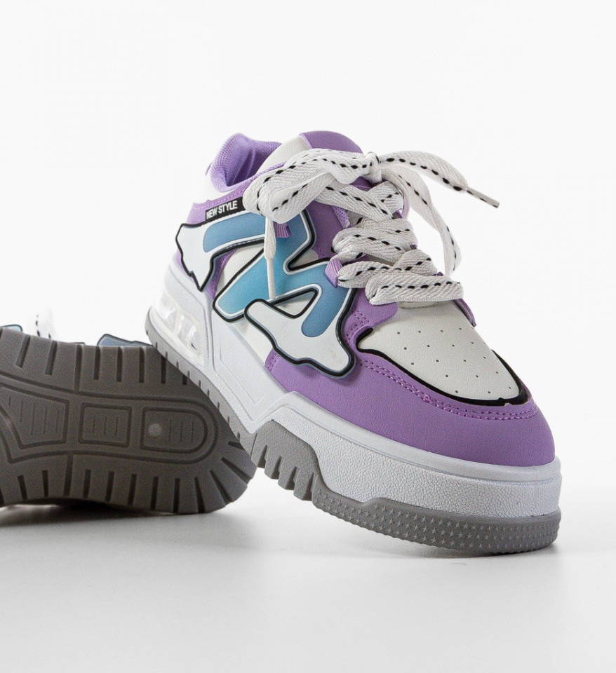 Sneakers dama Niustile Mov - Img 3