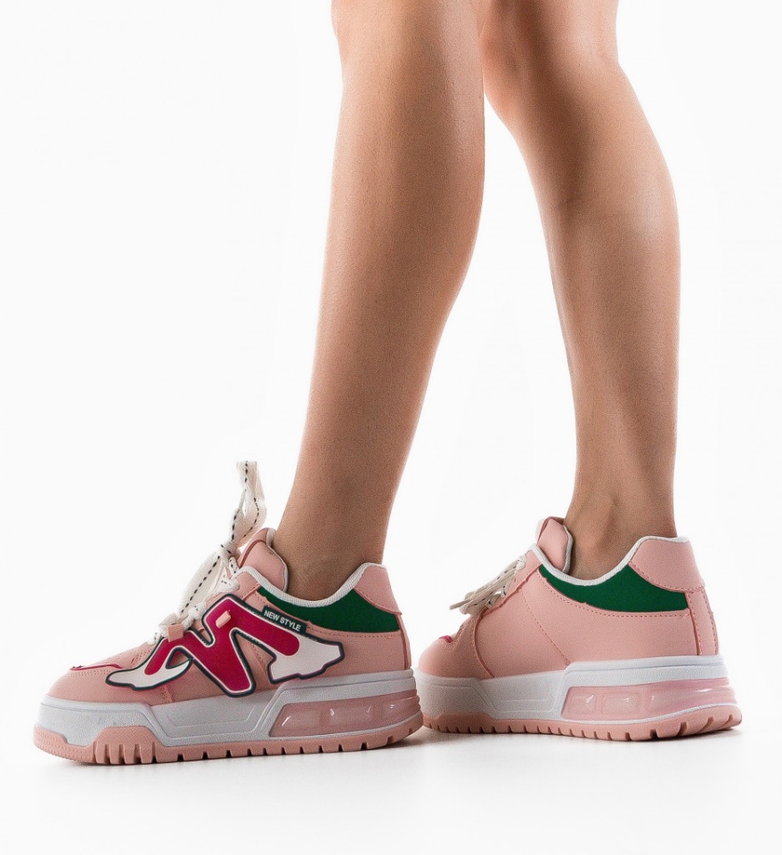 Sneakers dama Niustile Roz - Img 6