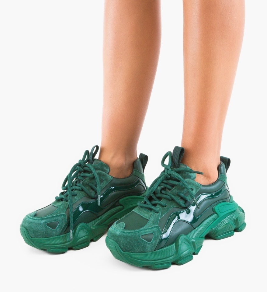 Sneakers dama Noryha Verzi - Img 5
