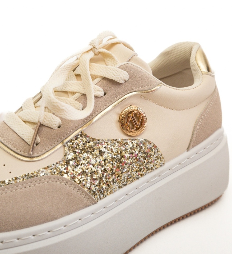 Sneakers dama Plouta Bej - Img 2