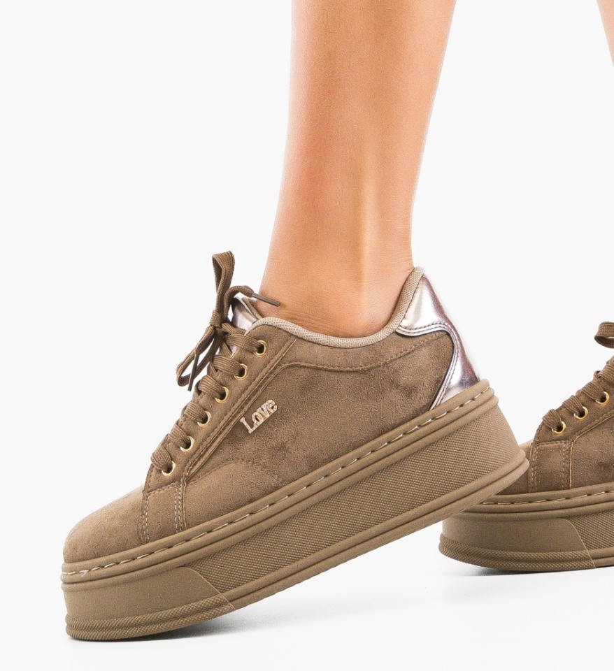 Sneakers dama Rown Khaki - Img 5