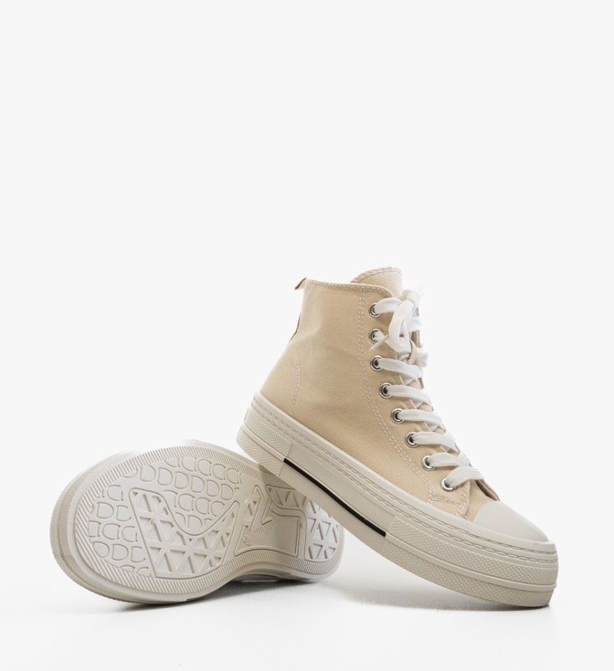 Sneakers dama Sketty Bej - Img 5