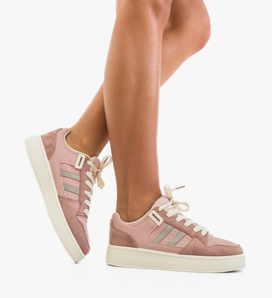 Sneakers dama Spring Roz - Img 3